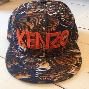 KENZO SnapBack Tiger King Paris Blue Orange